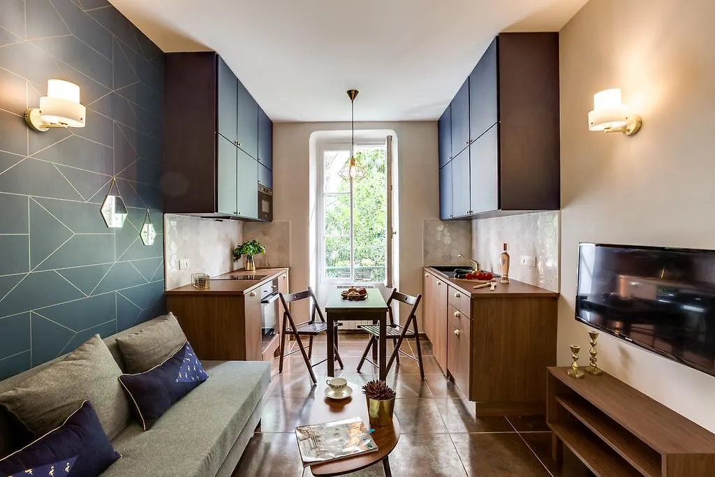 Apartment La Casa Nissarte - Centre Ville Pres Gare - Wifi -Parking , Confort Et Cosy Nice France